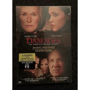 Damages: The Complete Second Season DVD (Glen Close, Rose Byrne) NEW & SEALED
